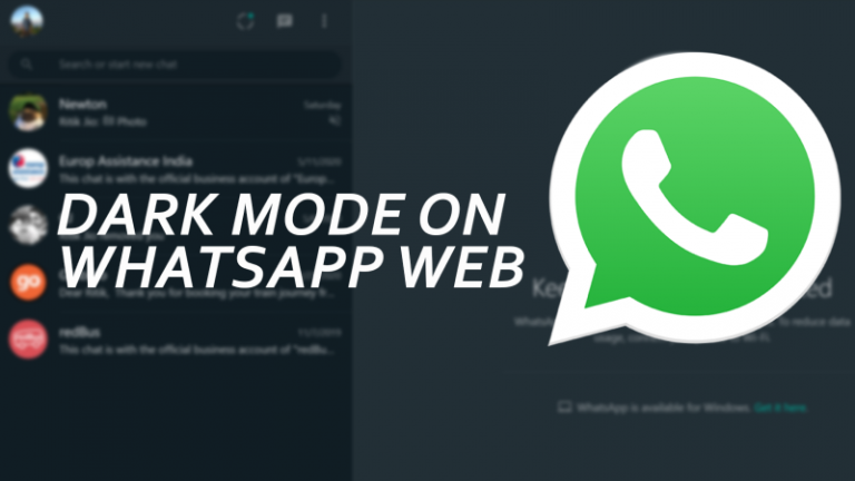 WhatsApp Web में डार्क मोड चाहते हैं? जानें इसकी ट्रिक