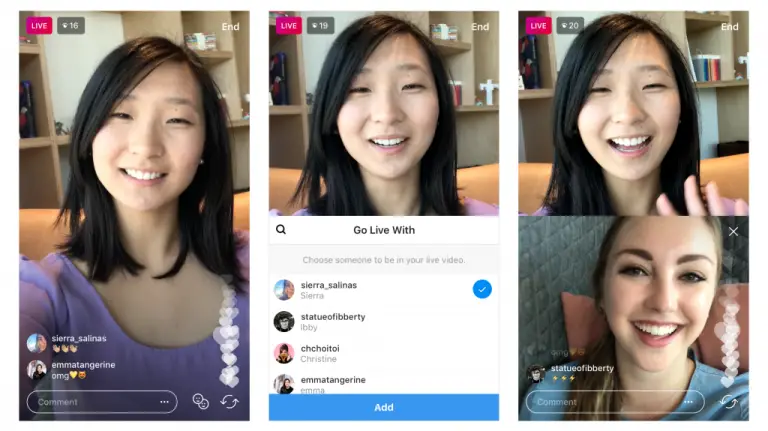 Instagram Live Room का उपयोग एक से अधिक व्यक्तियों के साथ Live Video कैसे करें